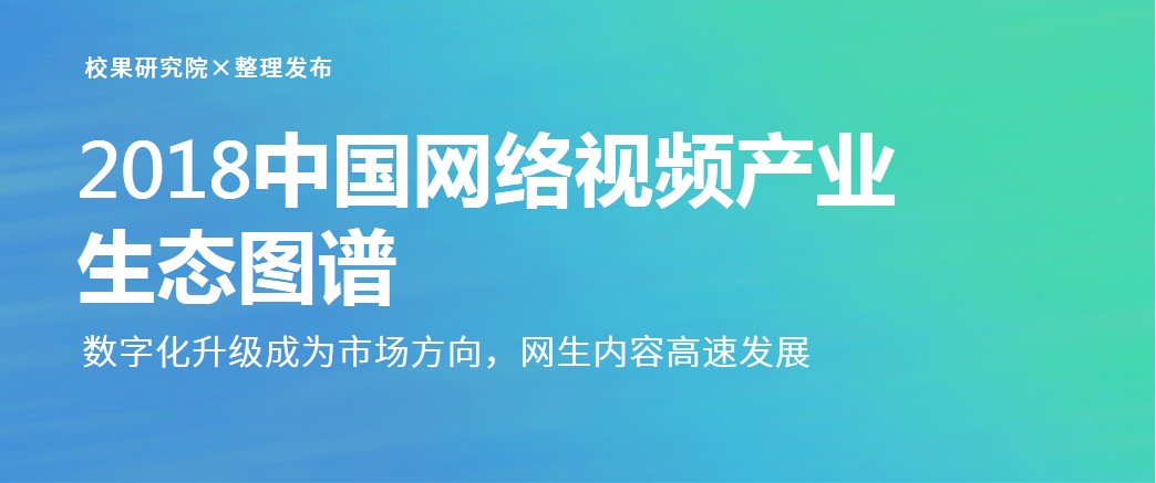 2018中国网络视频产业生态图谱